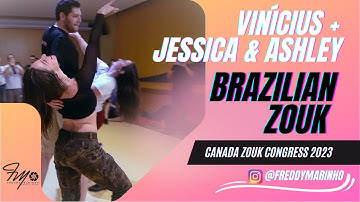 Brazilian Zouk Dance Trio | Vinícius + Jessica & Ashley | Canada Zouk Congress 2023