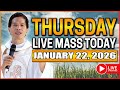THURSDAY FILIPINO LIVE MASS TODAY II JANUARY 22, 2026 II FR. FIDEL ROURA