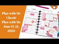 Plan with Me- Classic Happy Planner- June 15-21, 2020
