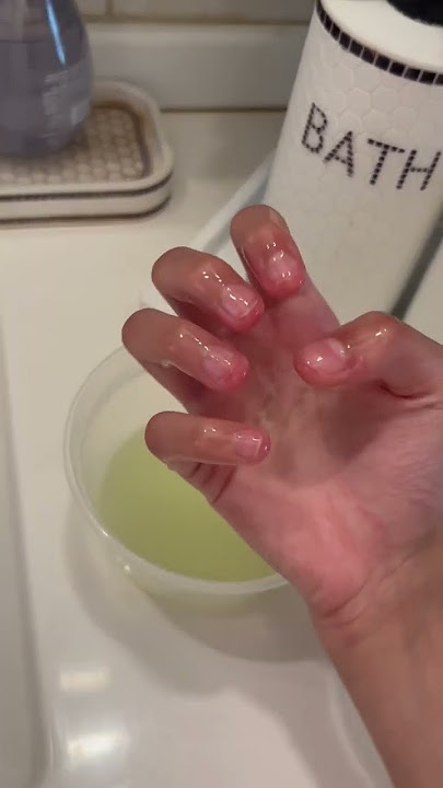 HOW TO GROW YOUR NAILS AT HOME -STEP BY STEP #Nailgrowth #Nails #FYP #foryoupage