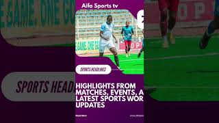 Solomon Ajani - The AIFA topmost defender at Sani Abacha Stadium, Kano State, Nigeria.
