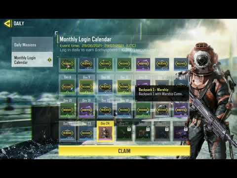 Unlocking Bathysphere - 10,000 Leagues in codm!