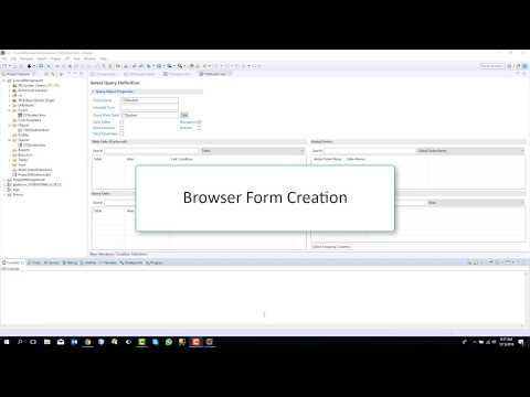 Creating custom browser form