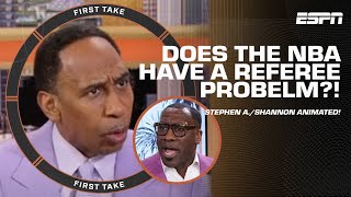 Stephen A. & Shannon Sharpe ANIMATED over Piston vs. Knicks 'WORST CALL' of the season! | First Take