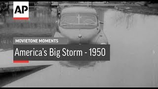 America's Big Storm - 1950 | Movietone Moments | 24 Nov 17