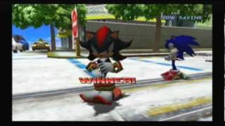 Sonic Adventure 2 Battle - Downtown Race 2P