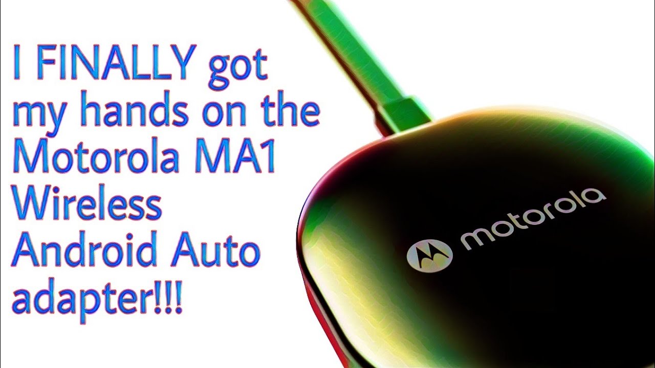 Motorola MA1 Wireless Android Auto Car Adapter Dongle Brand New! In Hand