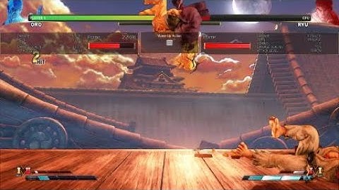 STREET FIGHTER V Oro vt2 tengu stone setup meaty vs1 huge frame trap