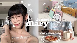 life lately 🍞 cozy morning routine, desk cleaning/desk organization, productive days 🖇️weekly vlog
