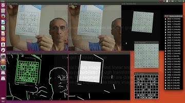 Augmented Reality Sudoku solver : OpenCV, Keras