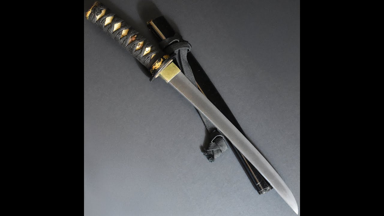 03736 ANTIQUE NIHONTO JAPANESE SAMURAI KATANA SWORD TANTO SUKEHIRO