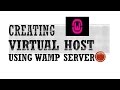 How to create a virtual host using Wamp Server?