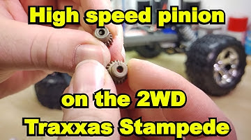 Speed gears installation TRAXXAS STAMPEDE 2WD