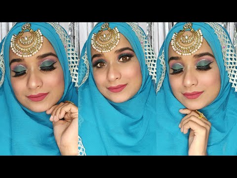 Eid Makeup With Hijab🧕🏻 || Eid Makeup 2021|| MAKEUP LOOK FOR HIJAB GIRLS💄😍💕(eid look-7)#shorts