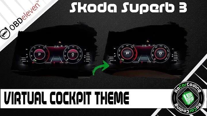 CHANGE VIRTUAL COCKPIT THEME | SKODA SUPERB 3 | OBDELEVEN