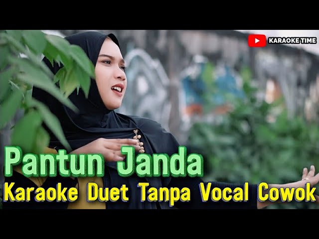 Pantun Janda Karaoke Duet Tanpa Vocal Cowok || Voc Cover Frida KDI class=
