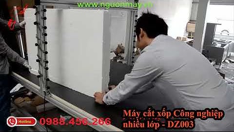 MÁY CẮT XỐP CÔNG NGHIỆP NHIỀU LỚP, MÁY CẮT XỐP NGANG NHIỀU LỚP