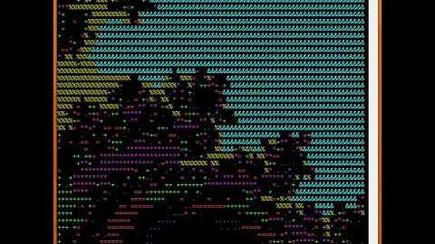 ASCII Mandelbrot 2020 Spirals