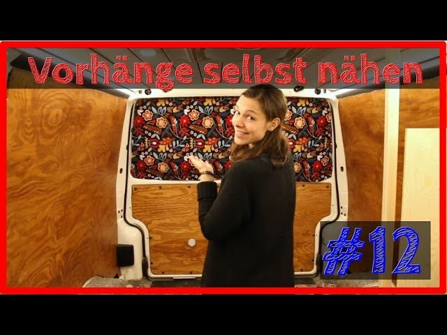 Do it yourself magnetic curtains ✂  VW T4 camper conversion #12 