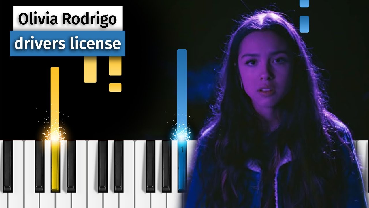 Olivia Rodrigo - drivers license - Piano Tutorial / Piano Cover