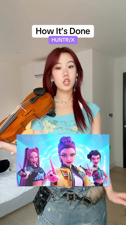 guys I’m obsessed w kpop demon hunters!! thoughts on this cover?? 👀🎻 #violin#kpopdemonhunters