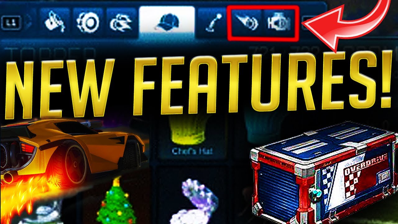 *OMG* OVERDRIVE CRATE UPDATE: SECRET NEW CUSTOMISATION FEATURES & PAINTED ITEMS! (Rocket League)