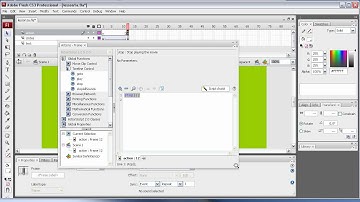 FLASH CS3 - Beginner Level 2 - Actions