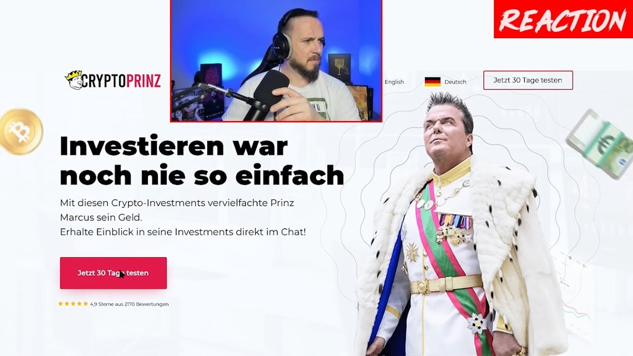 PRINZ MARCUS und sein Schrott Business Coaching ❌ Torben Platzer exposed  die Abzocke ► Reaction ◄