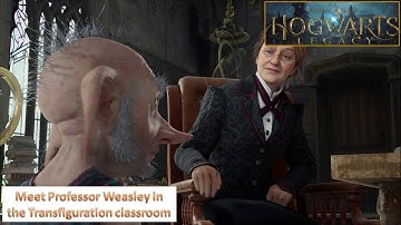 [*/\*] Hogwarts Legacy - Meet Professor Weasley in the Transfiguration Classroom