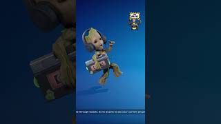 BABY GROOT sidekick in FORTNITE! (Winterfest 2025)