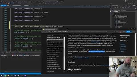 EP0042 - Multithreading: Events and Critical Sections - Making a video game from scratch in C