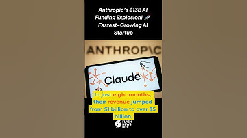 Anthropic’s $13B AI Funding Explosion! 🚀 | Fastest-Growing AI Startup #OpenAI #xAI #ClaudeAI #IPO