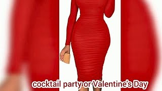 10 Stunning Formal Party wear Red Dresses for Women | Cocktail Party or Valentines day