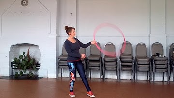 Reverse Weave Jump vertical to horizontal  Hula Hoop Tutorial