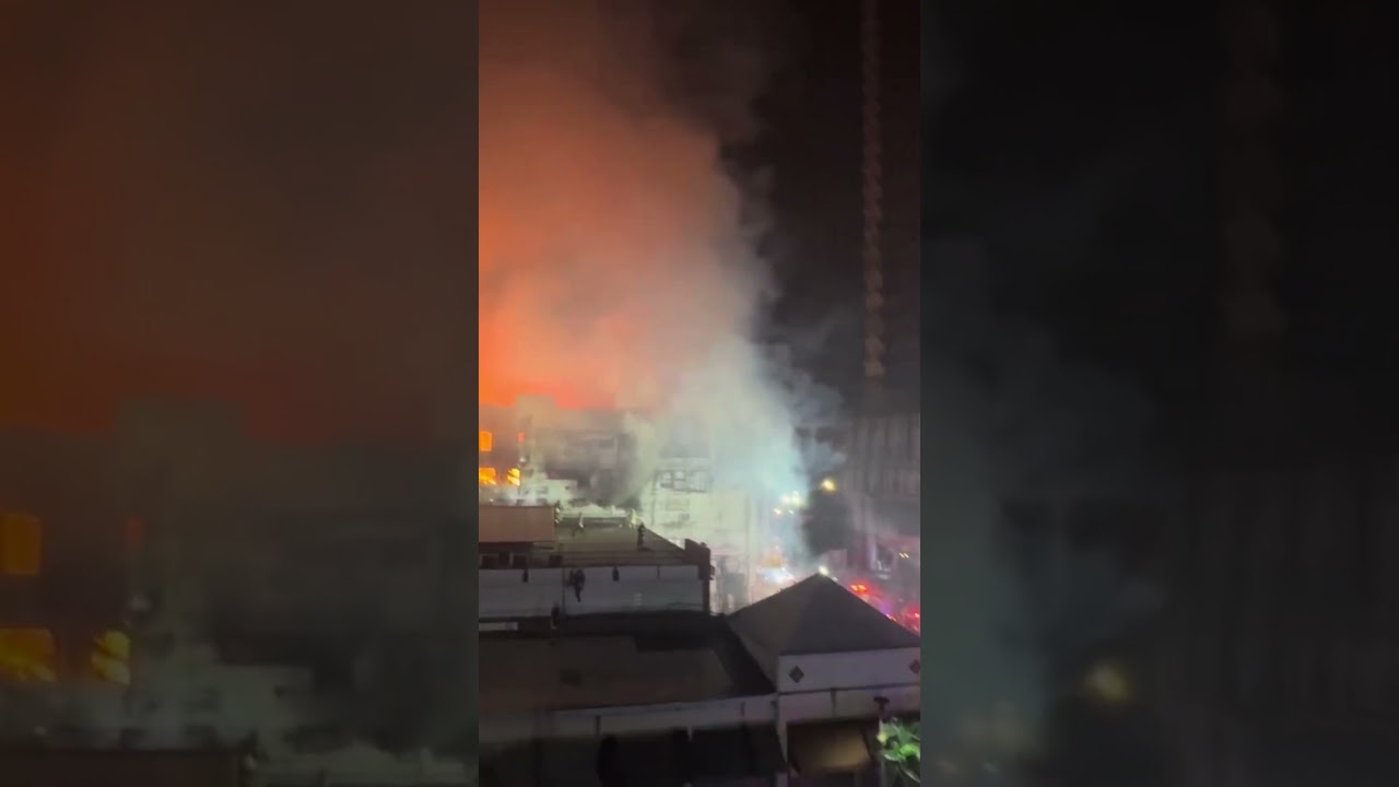 Davao Imperial Hotel on fire 
