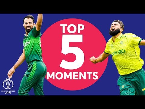 tahir?-haris-sohail?-|-pakistan-vs-south-africa---top-5-moments-|-icc-cricket-world-cup-2019