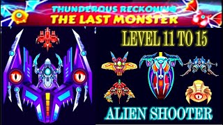 Galaxy Attack: Alien Shooting Thunderous Reckoning 🚀The Last Monster Event Levels 11 - 15 By World