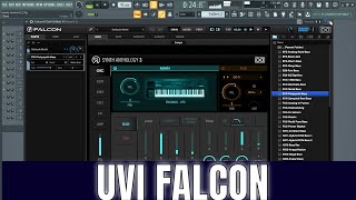 UVI FALCON VST POWERFUL HYBRID SYNTHESIZER (Music Demo) #UVI #FALCON