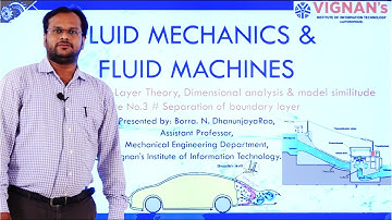 Separation of boundary layer | Unit-3 | Lecture-3 | FFM |