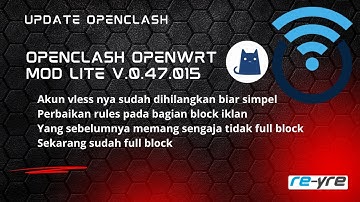 Update OpenClash Mod Lite V.0.47.015  All OpenWrt | REYRE-WRT