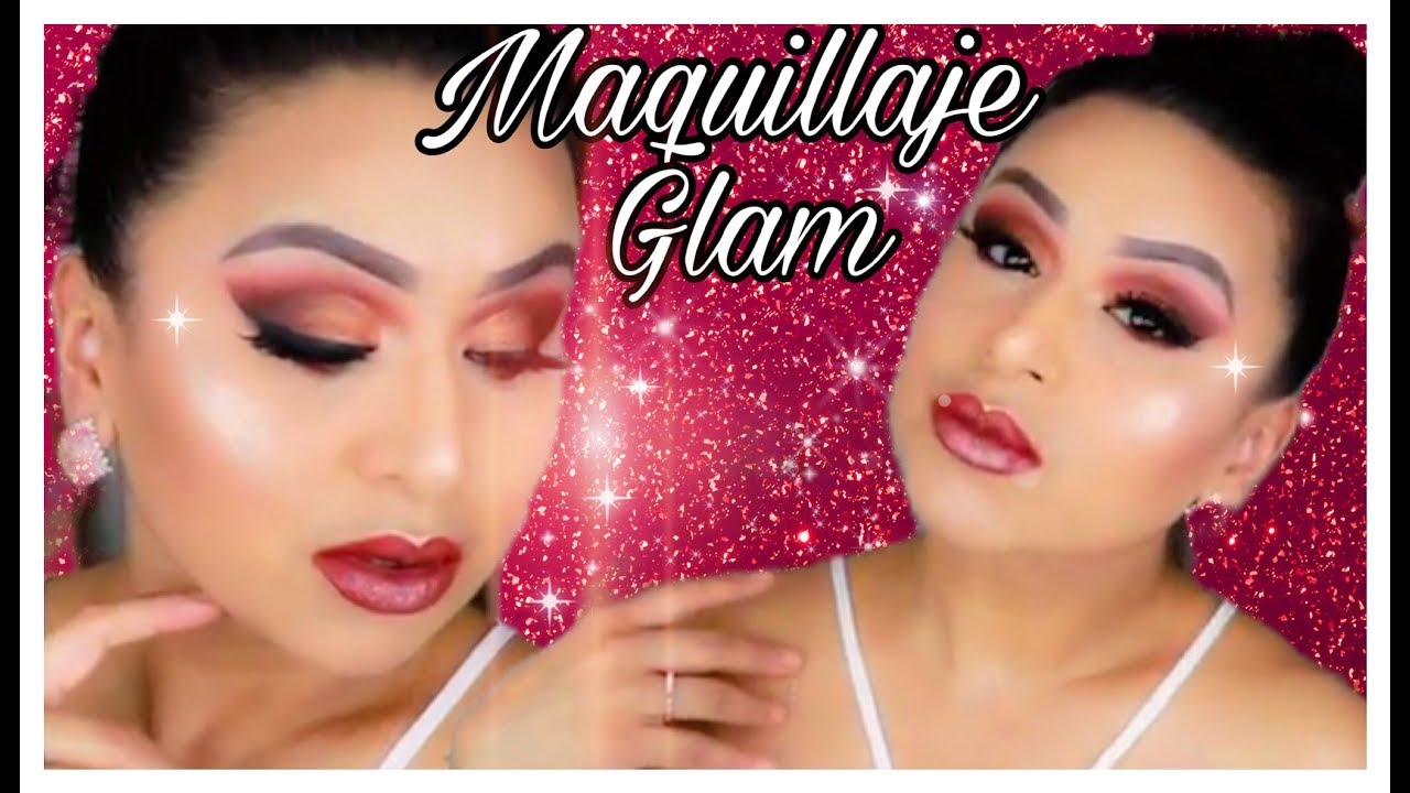 MAQUILLAJE GLAM⭐️ CON TONOS CÁLIDOS - YouTube