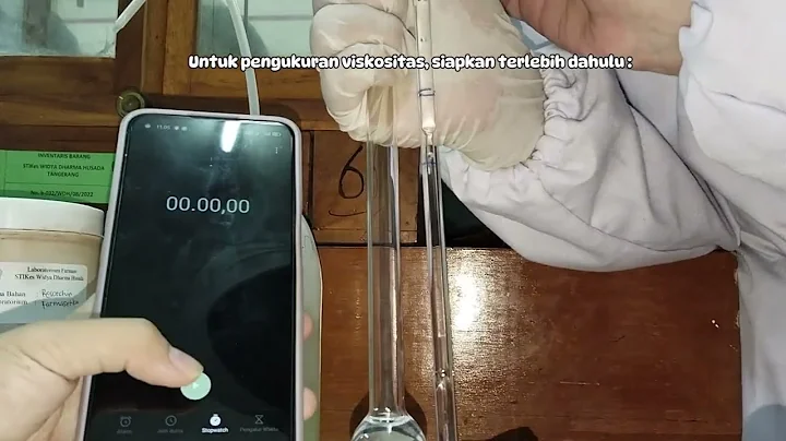Cara Menggunakan Viskometer Ostwald
