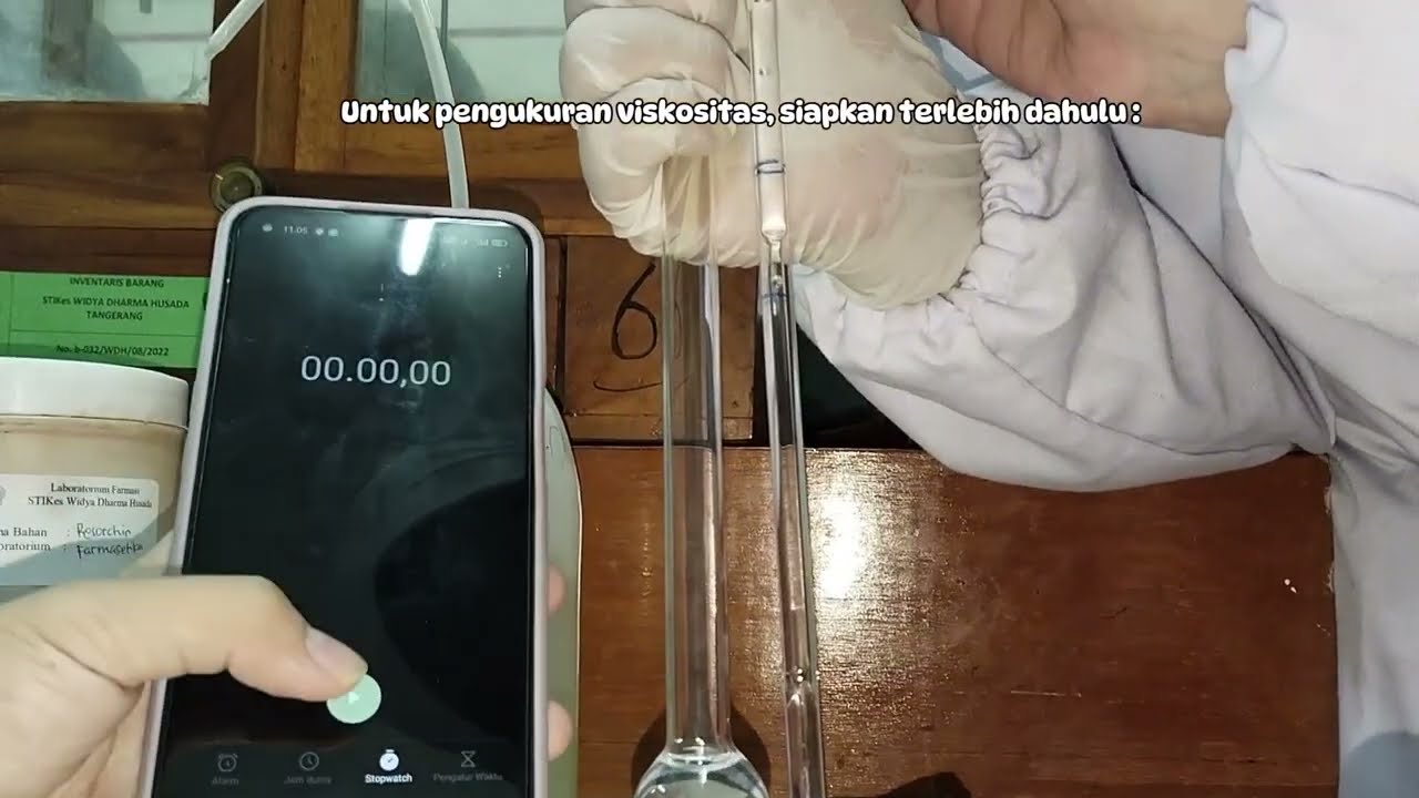 Cara Menggunakan Viskometer Ostwald