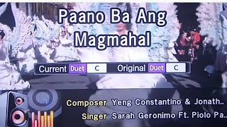 Paano Ba Ang Magmahal Sarah Geronimo 🎵Karaoke Version🎵