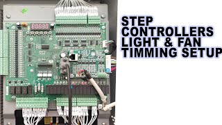 #ELEVATORCONTROLLERS Step Controller light and fan automatically timming setup