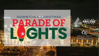 What you need to know about the 2025 Parade of Lights in Downtown Abilene!