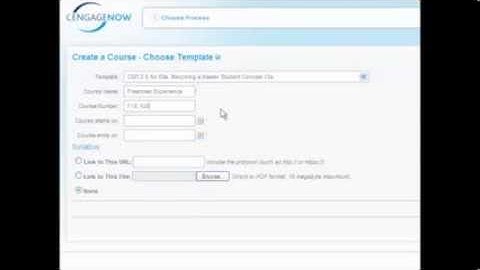 CSFI Instructor: Creating a Course