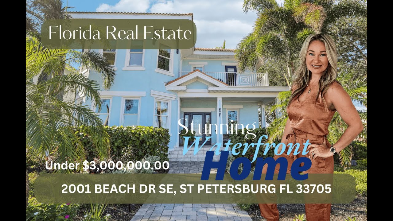 Touring a Waterfront Home in St Petersburg FL