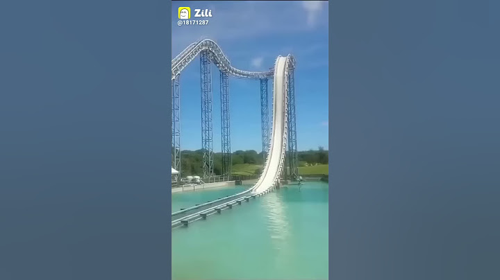 Water park beautiful water trek