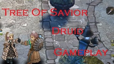 Tree Of Savior Druid Gameplay - vs Boss